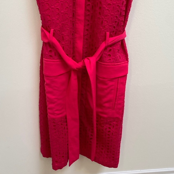 CeCe Vibrant Pink Midi Dress - Picture 4 of 11